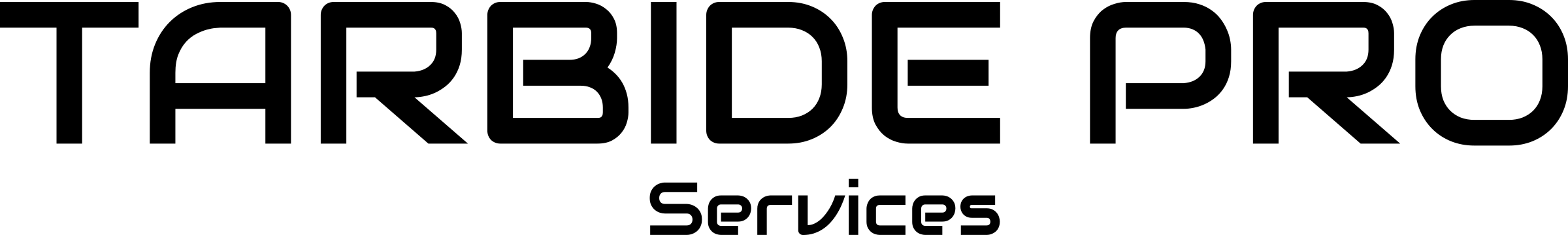 TARBIDE PRO Services